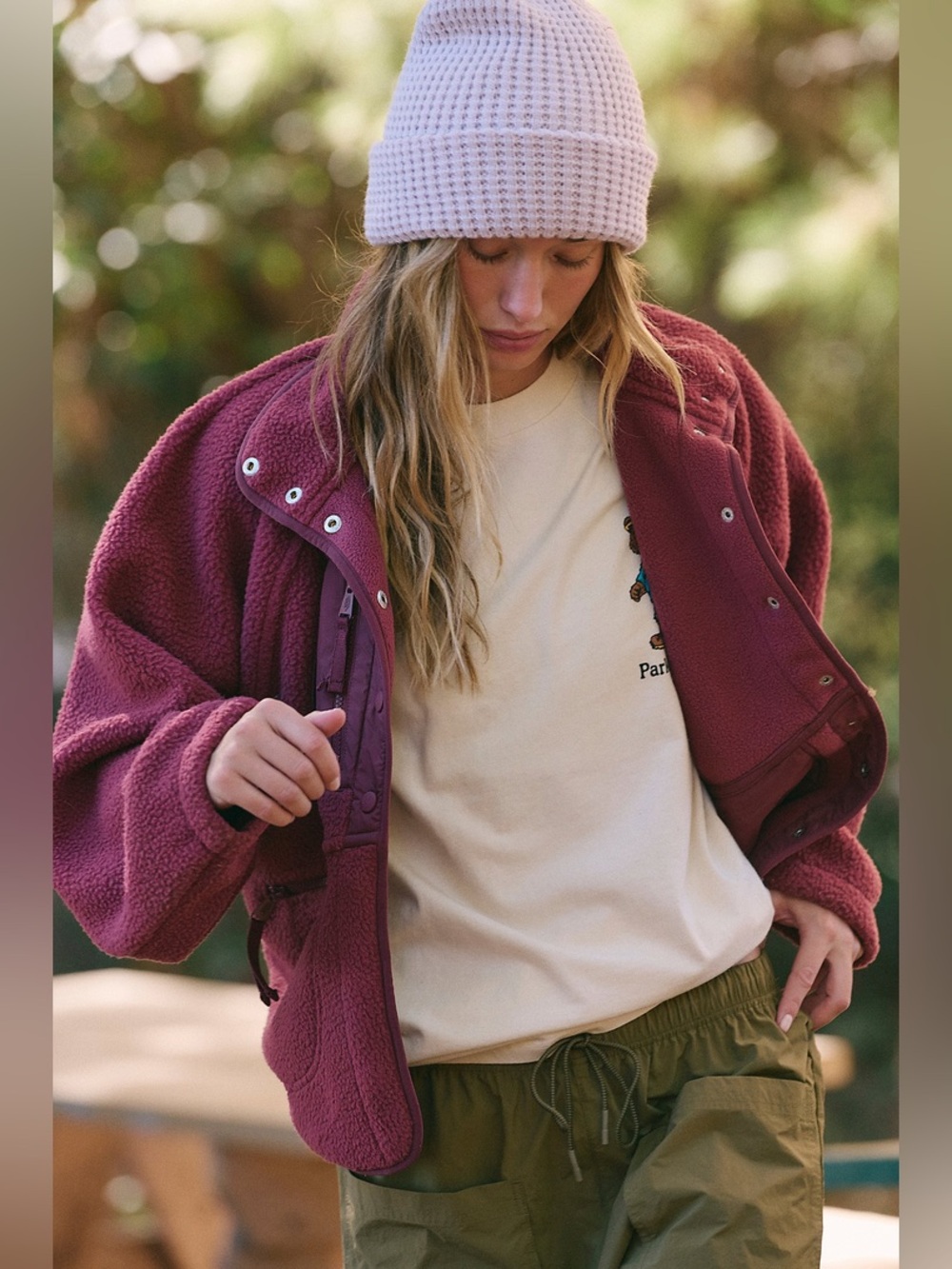 NWT! FP Free People Movement Hit The Slopes Fleece Jacket Sz Small